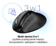 Silver Monkey Bezprzewodowa mysz optyczna Ergonomic Plus - 1361010 - zdjęcie 6